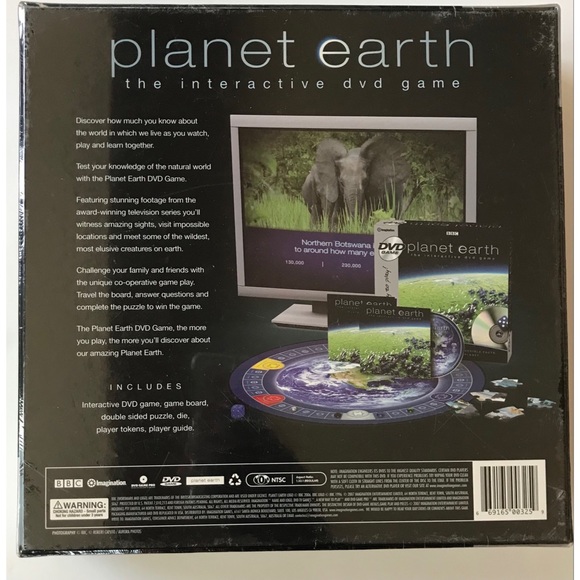Planet Earth DVD Board Game New Sealed - Picture 2 of 5